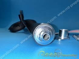 Pot d'échappement SIMONINI noir pour PEUGEOT 103 SPX, RCX, CLIP, MVX et VOGUE..