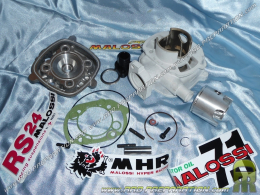 Kit 70cc Ø47,6mm aluminium MALOSSI Racing pour Peugeot Ludix blaster & Jet force 50cc