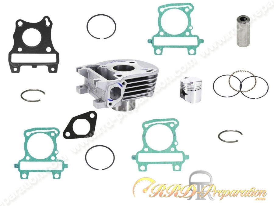 Cylindre - piston avec segments, joints, axe, clips 50 ORIGINE pour scooter APRILIA SXR 50 4T à partir de 2021
