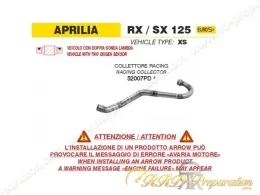 Collecteur d'échappement RACING ARROW pour Aprilia RX / SX 125 à partir de 2025