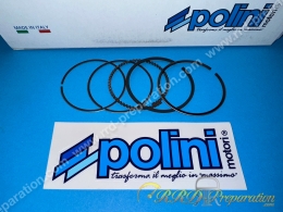 Jeu de segment Ø49 pour kit 80 POLINI Racing fonte sur PIAGGIO scooter 50 4T