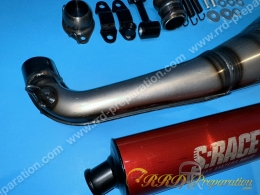 Pot d'échappement MVT S-RACE SP3 70 - 80 Peugeot 103 SP, MV, MVL, LM, VOGUE...