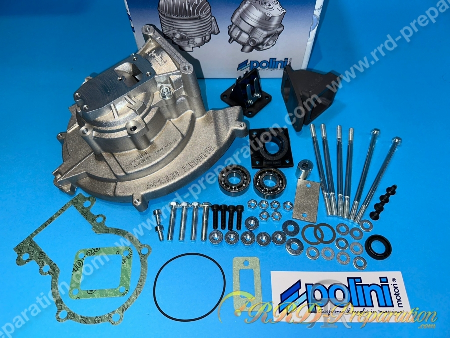 Carters moteur POLINI RACE à clapets complets pour PIAGGIO ciao cône d'allumage électronique