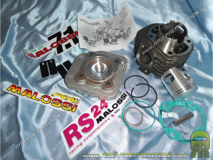 Kit 70cc Ø47mm MALOSSI fonte (axe de 10mm) minarelli horizontal air (ovetto, neos, ...)