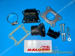 Kit d'admission pipe orientable + clapets vl6 MHR Ø19/21mm viton racing pour moto 50 minarelli am6 / derbi