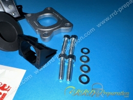 Kit d'admission pipe orientable + clapets vl6 MHR Ø19/21mm viton racing pour moto 50 minarelli am6 / derbi