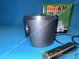 Piston bi segment ITALKIT Ø83,40mm à Ø84,50mm axe 20mm pour cylindre origine sur moto BULTACO 325cc et 350 2T