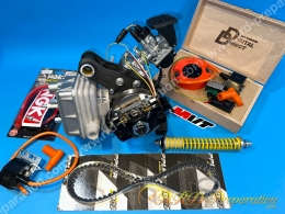Moteur complet assemblé MALOSSI 70 pour Peugeot 103 SPX, MVX, RCX et CLIP refroidissement liquide