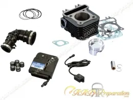 Kit 80 Ø49mm POLINI Fonte avec boitier de reprogrammation SCOOTER PIAGGIO LIBERTY iGet 50 4T euro 4, VESPA 2018 - 2020