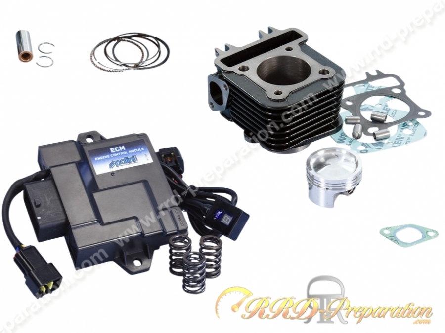 Kit 80 Ø49mm POLINI Fonte avec boitier de reprogrammation SCOOTER PIAGGIO LIBERTY iGet 50 4T euro 5, VESPA 2021 - 2025