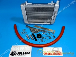 Kit radiateur de refroidissement compétition MALOSSI 2 30 X 20cm moto, proto, scooter, mob, mécaboite...