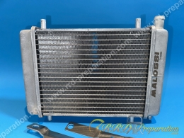 Kit radiateur de refroidissement compétition MALOSSI 2 30 X 20cm moto, proto, scooter, mob, mécaboite...