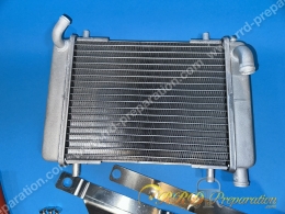 Kit radiateur de refroidissement compétition MALOSSI 2 30 X 20cm moto, proto, scooter, mob, mécaboite...