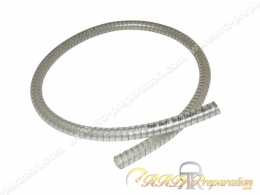 Durite renforcée transparente anti-coude de refroidissement CGN Ø interne 12 par externe 18 mm droite 1 mètre