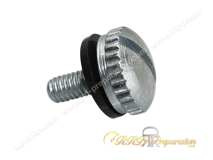 Vis de capotages / carters ALGI + rondelle Ø5mm X L.12mm fente large pour Peugeot 103 et autres Vis de capotages / carters ALGI + rondelle Ø5mm X L.12mm fente large pour Peugeot 103 et autres