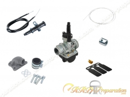 Kit de carburation ECO Ø19mm avec pipe souple pour Peugeot FOX 50