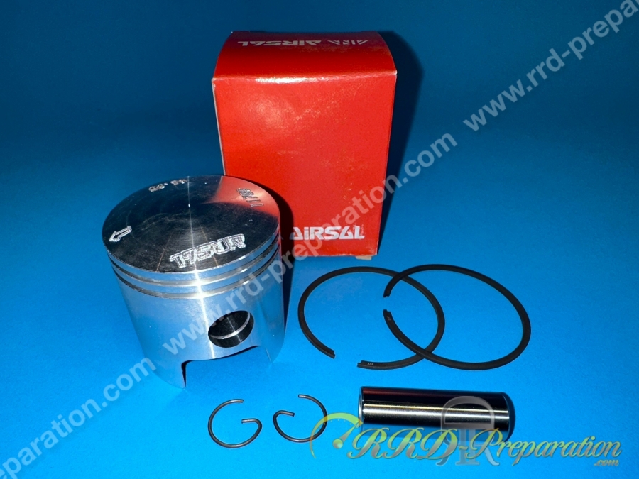 Piston bi-segment AIRSAL Ø47mm pour kit air et liquide T4 75 sur MBK 51 / motobecane av10 / AV7 Piston bi-segment AIRSAL Ø47mm pour kit air et liquide T4 75 sur MBK 51 / motobecane av10 / AV7