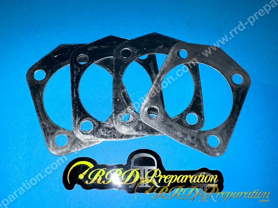 Joint de culasse aluminium Ø50mm x 0.5mm RRD pour MBK 51 / motobecane av10 monté ZETTA, PARMAKIT Joint de culasse aluminium Ø50mm x 0.5mm RRD pour MBK 51 / motobecane av10 monté ZETTA, PARMAKIT