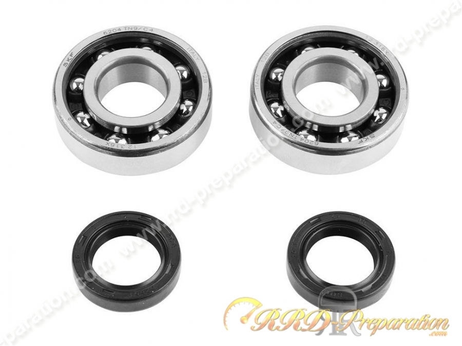 Jeu de 2 roulements renforcés C4 + joint spy de vilebrequin SKF pour Peugeot ludix, speedfight 3, new vivacity, jet force..