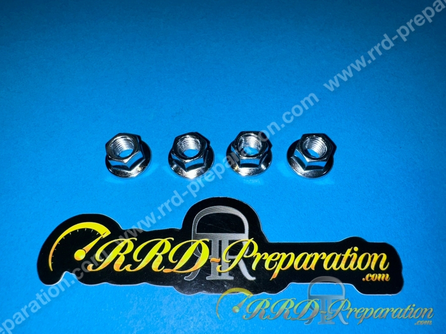 Ecrou de culasse P2R renforcé à embase filetage M7 Peugeot 103 / MBK 51 / AM6 / DERBI… Ecrou de culasse P2R renforcé à embase filetage M7 Peugeot 103 / MBK 51 / AM6 / DERBI…