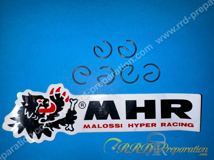 Clips de piston (jonc d'axe) MALOSSI renforcé en G Ø13mm X 1,2mm pour MBK 51 / motobecane av10, av7 Clips de piston (jonc d'axe) MALOSSI renforcé en G Ø13mm X 1,2mm pour MBK 51 / motobecane av10, av7