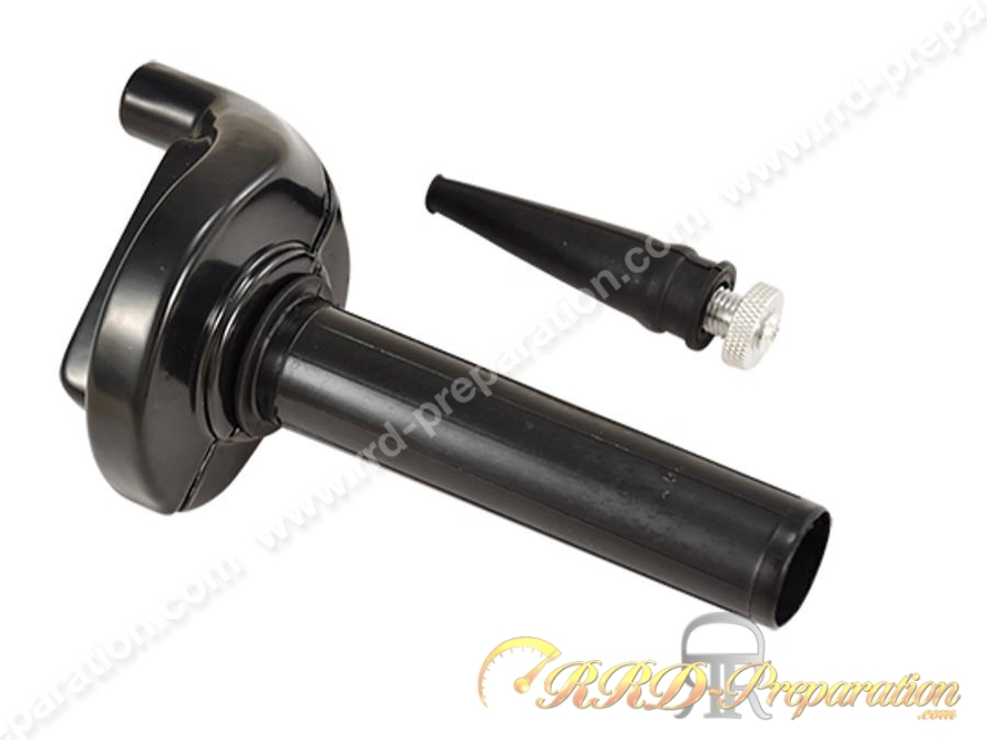 Poignée d’accélérateur, tirage rapide TUN'R Cross, Pit Bike, Dirt... universel métal noir