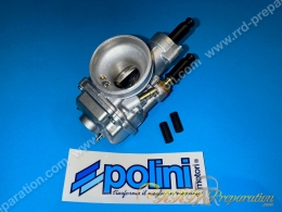 Carburateur POLINI CP 23 avec graissage séparé, souple, starter à levier ou à câble au choix