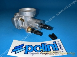 Carburateur POLINI CP 15 souple, starter câble ou levier au choix avec graissage séparé