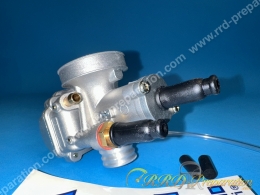 Carburateur POLINI CP 17,5 souple, avec graissage séparé, starter à câble ou à levier au choix