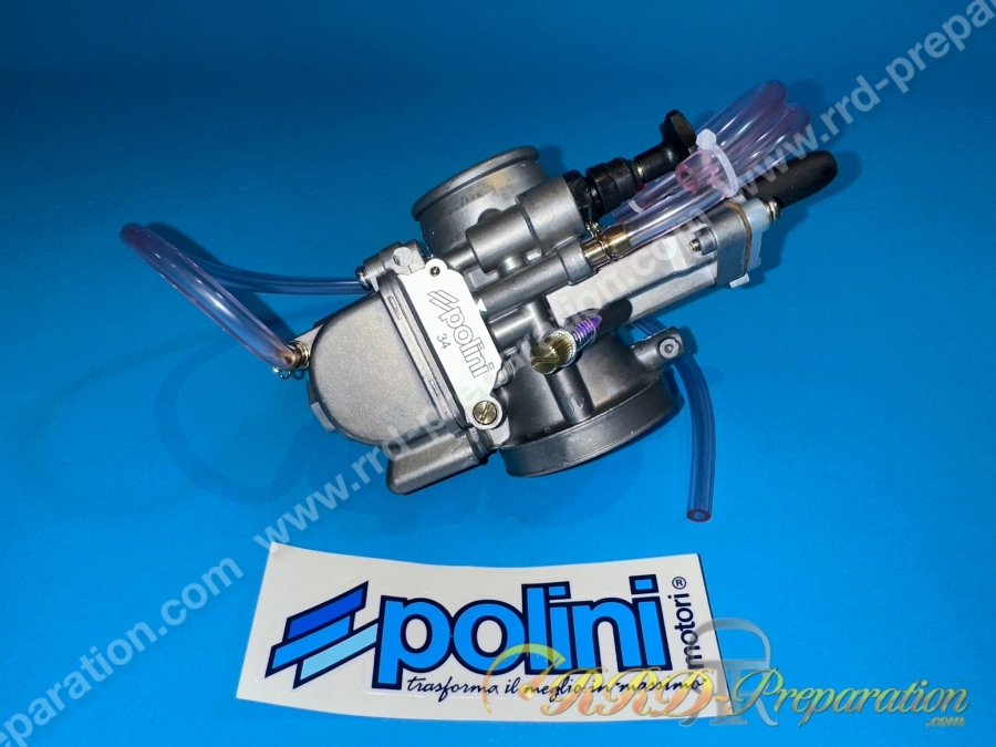 Carburateur POLINI PWK 34 souple, sans graissage séparé, starter à levier