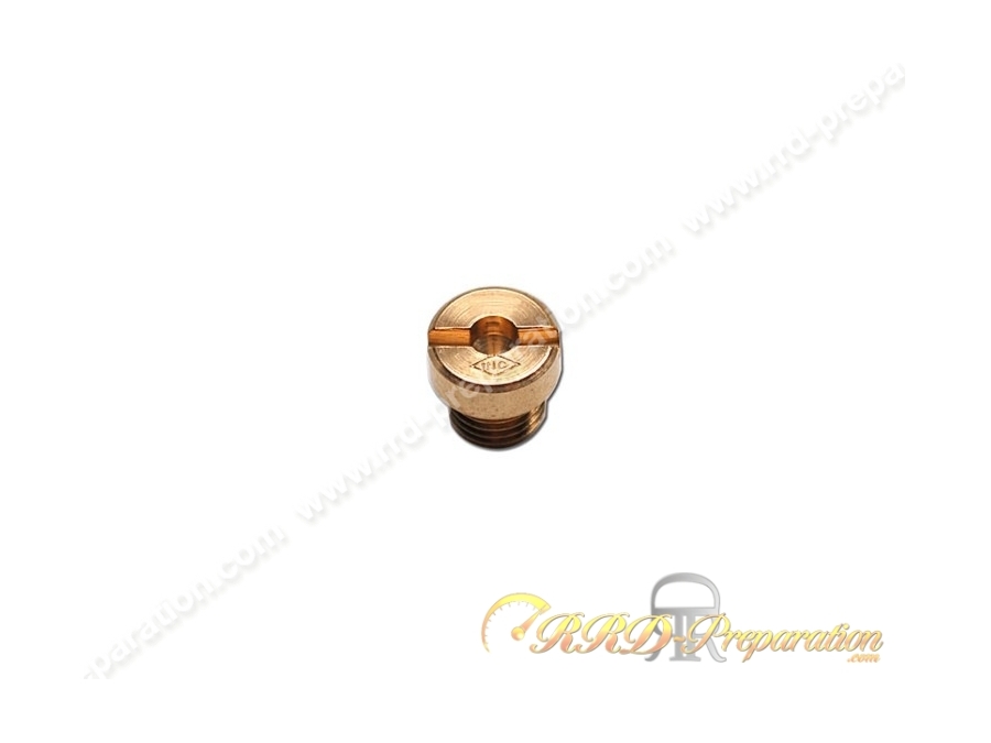 Gicleur principal pour carburateur DELLORTO gros pas, filet 6mm, longeur 8mm, véritable (INC certifié) Gicleur principal pour carburateur DELLORTO gros pas, filet 6mm, longeur 8mm, véritable (INC certifié)