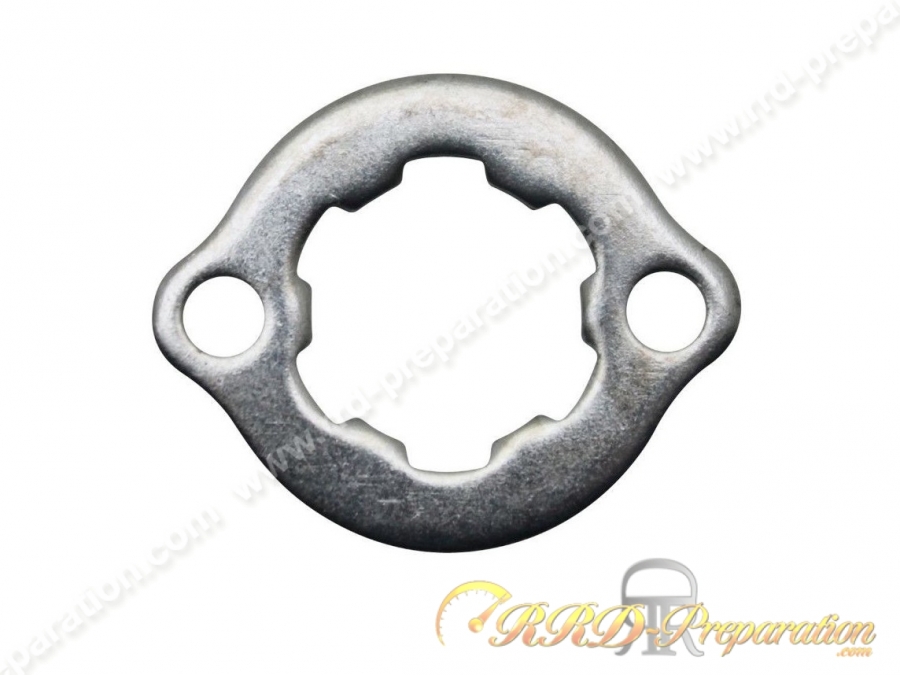 Plaquette maintien de pignon de sortie de boite TEKNIX pour DERBI Euro 1, 2, 3 & 4 Plaquette maintien de pignon de sortie de boite TEKNIX pour DERBI Euro 1, 2, 3 & 4