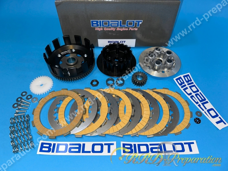 Transmission primaire denture droite d.19/67 avec embrayage BIDALOT RACING FACTORY minarelli am6 Transmission primaire denture droite d.19/67 avec embrayage BIDALOT RACING FACTORY minarelli am6