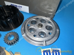 Transmission primaire denture droite d.19/67 avec embrayage BIDALOT RACING FACTORY minarelli am6