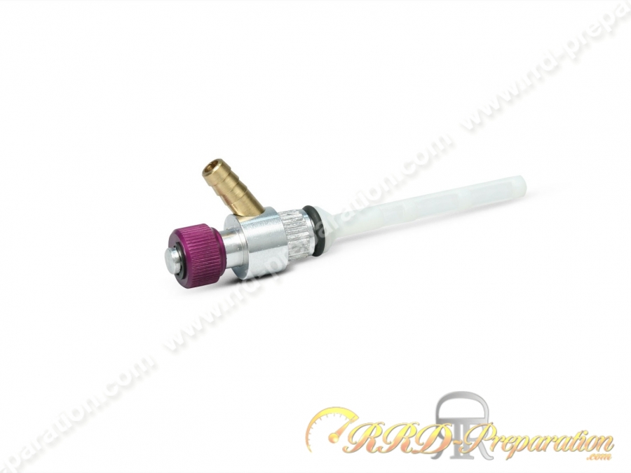 Robinet d'essence de compétition MALOSSI MHR gros volume Ø fixation 15mm pour durite Ø8mm Robinet d'essence de compétition MALOSSI MHR gros volume Ø fixation 15mm pour durite Ø8mm