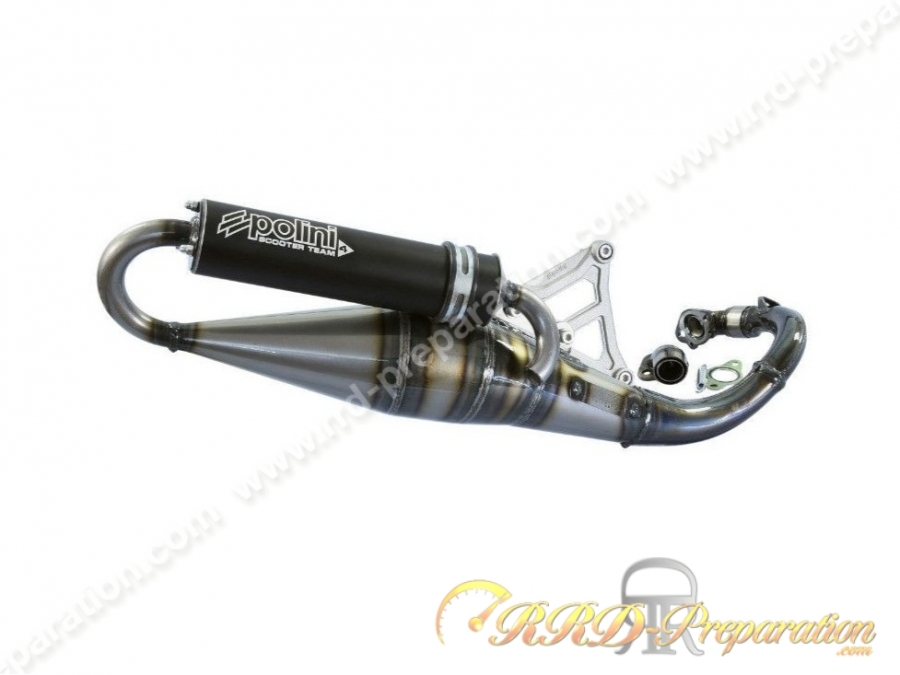 Pot d'échappement POLINI SCOOTER TEAM 3 pour scooter moteur PEUGEOT Horizontal Air et Liquide (ludix, jet force...) Pot d'échappement POLINI SCOOTER TEAM 3 pour scooter moteur PEUGEOT Horizontal Air et Liquide (ludix, jet force...)