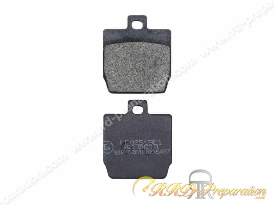 Plaquettes de frein NEWFREN arrière pour scooter MBK NITRO & YAMAHA AEROX Plaquettes de frein NEWFREN arrière pour scooter MBK NITRO & YAMAHA AEROX