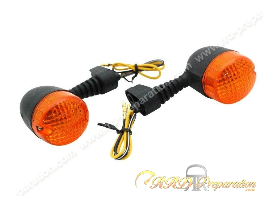 Clignotants arrière TEKNIX noir / orange pour DERBI Senda, MBK Nitro, YAMAHA Aerox... Clignotants arrière TEKNIX noir / orange pour DERBI Senda, MBK Nitro, YAMAHA Aerox...