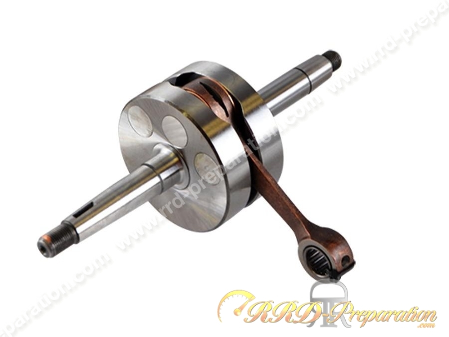 Vilebrequin, vilo, embiellage CGN RACING masses pleines (filetage allumage à gauche) pour MBK 51 / motobecane av10 / av7