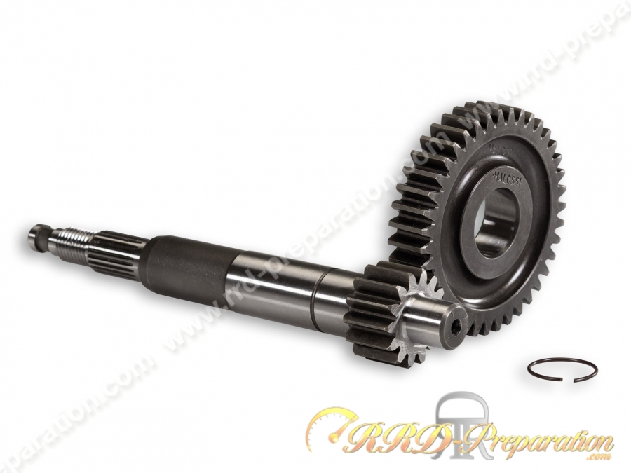 Transmission primaire 14/39 allongée MALOSSI pour moteur C-ONE 70 ou RC-ONE 94cc et PIAGGIO - GILERA