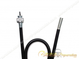 Câble transmission compteur / entraîneur sur compteur TEKNIX pour cyclomoteur, mob Peugeot 103, 104, 105 compteur VEGLIA (585mm)