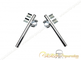 Guidons bracelets TUN'R pour fourche Ø26 à 35mm sur Peugeot 103, MBK 51, mobylette, cyclomoteur...