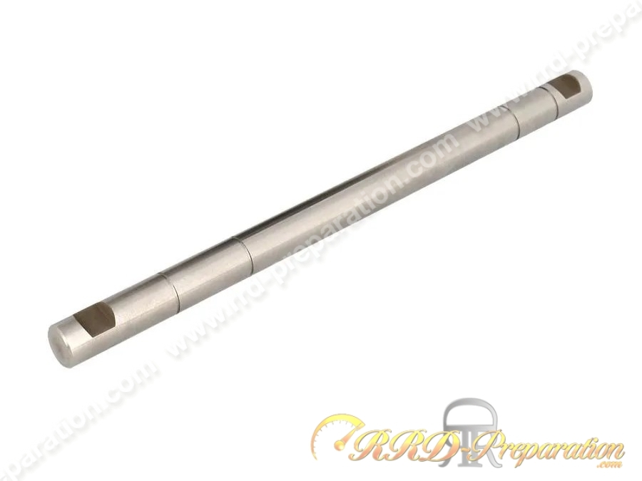 Axe de pédalier lisse pour poulie embrayage DOPPLER ER2 et OPEN sur PEUGEOT 103 SP, MV, MVL, LM, VOGUE...