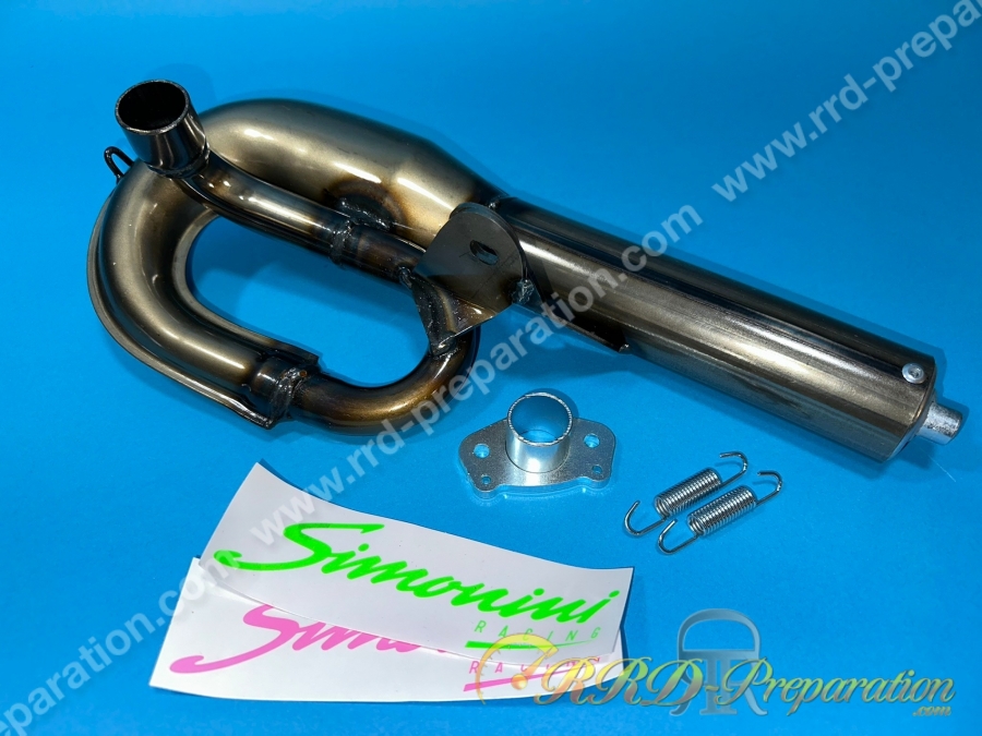 Pot d'échappement SIMONINI Anaconda V2 vernis pour PEUGEOT 103 SPX, RCX, CLIP, MVX, VOGUE, SP, MVL...