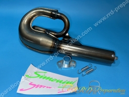 Pot d'échappement SIMONINI Anaconda V2 vernis pour PEUGEOT 103 SPX, RCX, CLIP, MVX, VOGUE, SP, MVL...