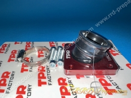 Pipe d'admission Ø28 / 30mm TOP PERFORMANCES TPR orientable spéciale carters TPR 100 pour moto 50 MINARELLI AM6