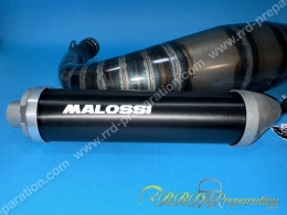 Pot d'échappement MALOSSI MHR 100 SUPERMOTO passage bas pour moto 50 moteur minarelli am6