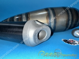 Pot d'échappement MALOSSI MHR 100 SUPERMOTO passage bas pour moto 50 moteur minarelli am6