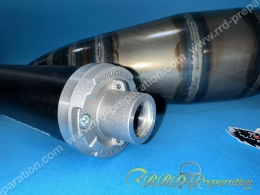 Pot d'échappement MALOSSI MHR 100 SUPERMOTO passage bas pour moto 50 moteur minarelli am6