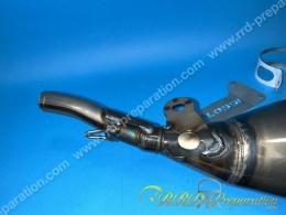 Pot d'échappement MALOSSI MHR 100 SUPERMOTO passage bas pour moto 50 moteur minarelli am6